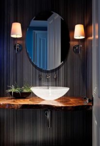 vasque verre d'eau