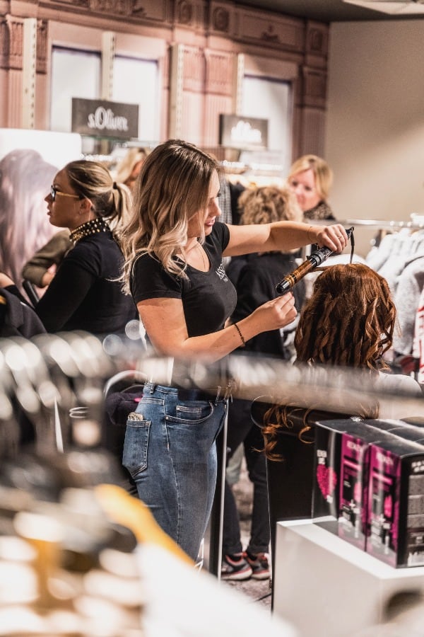 salon de coiffure avant le covid-19