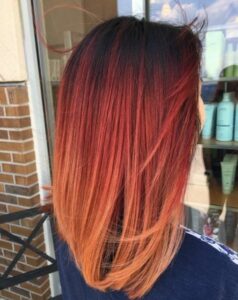 Coiffure coupe couleur