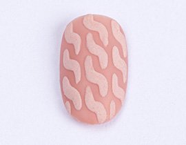 nail art effet maillage 