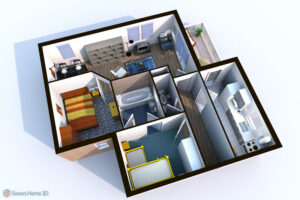SweetHome3DAerialView-decoration-interieur