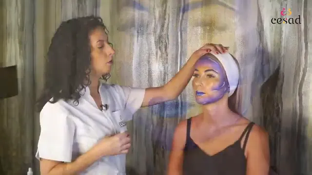 Résultat final du maquillage artistique