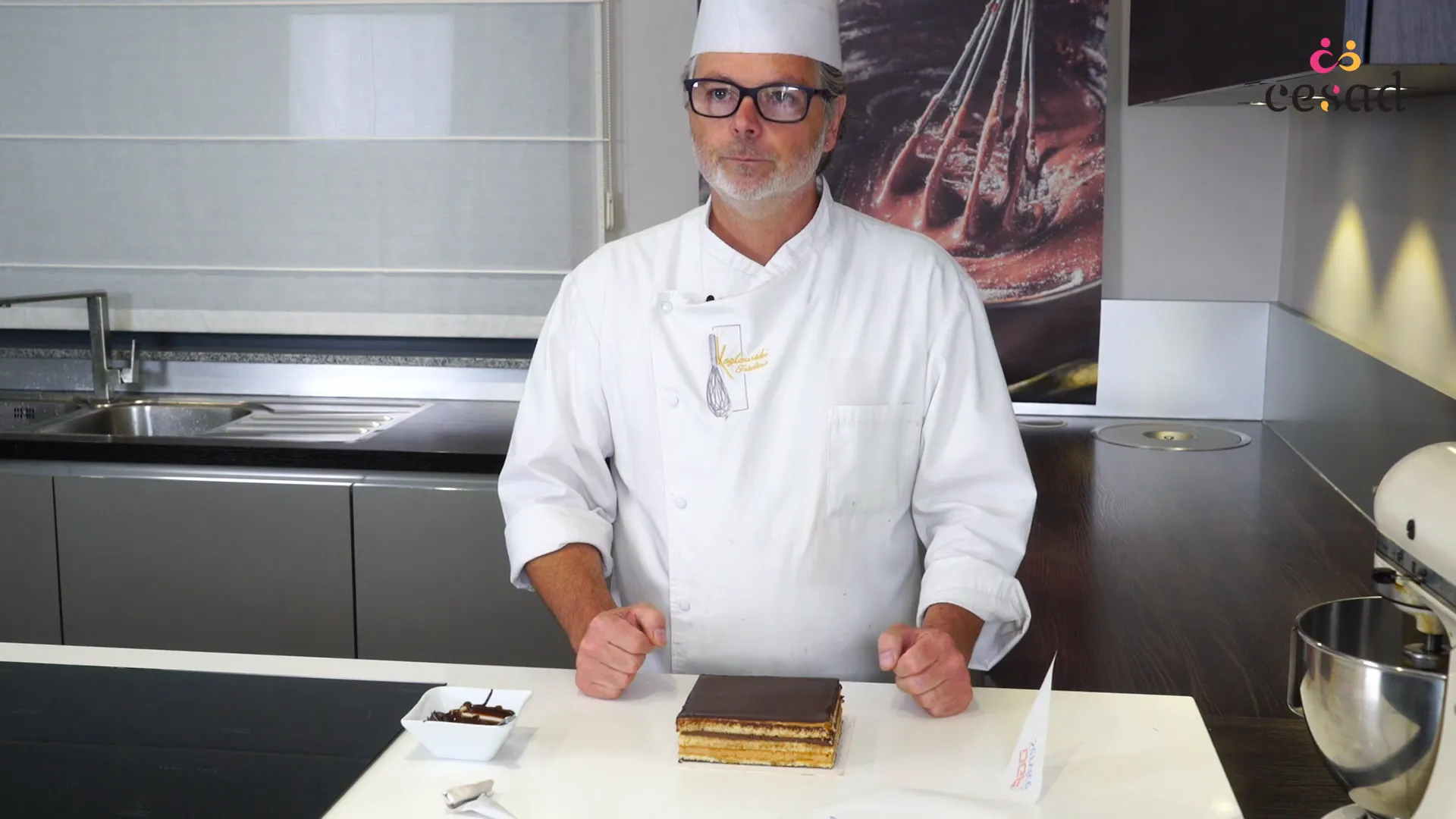 Création du cornet pour l'écriture