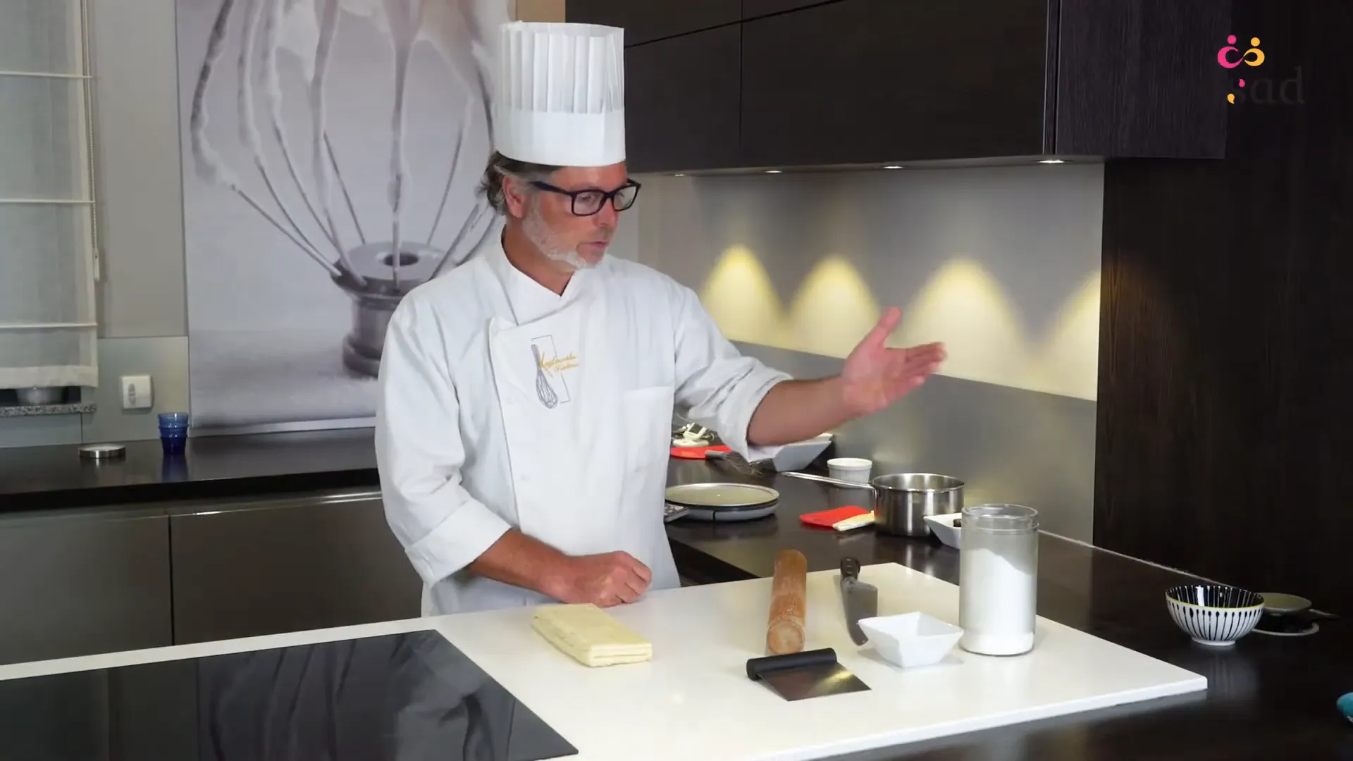 Ingrédients nécessaires pour la recette de palmiers