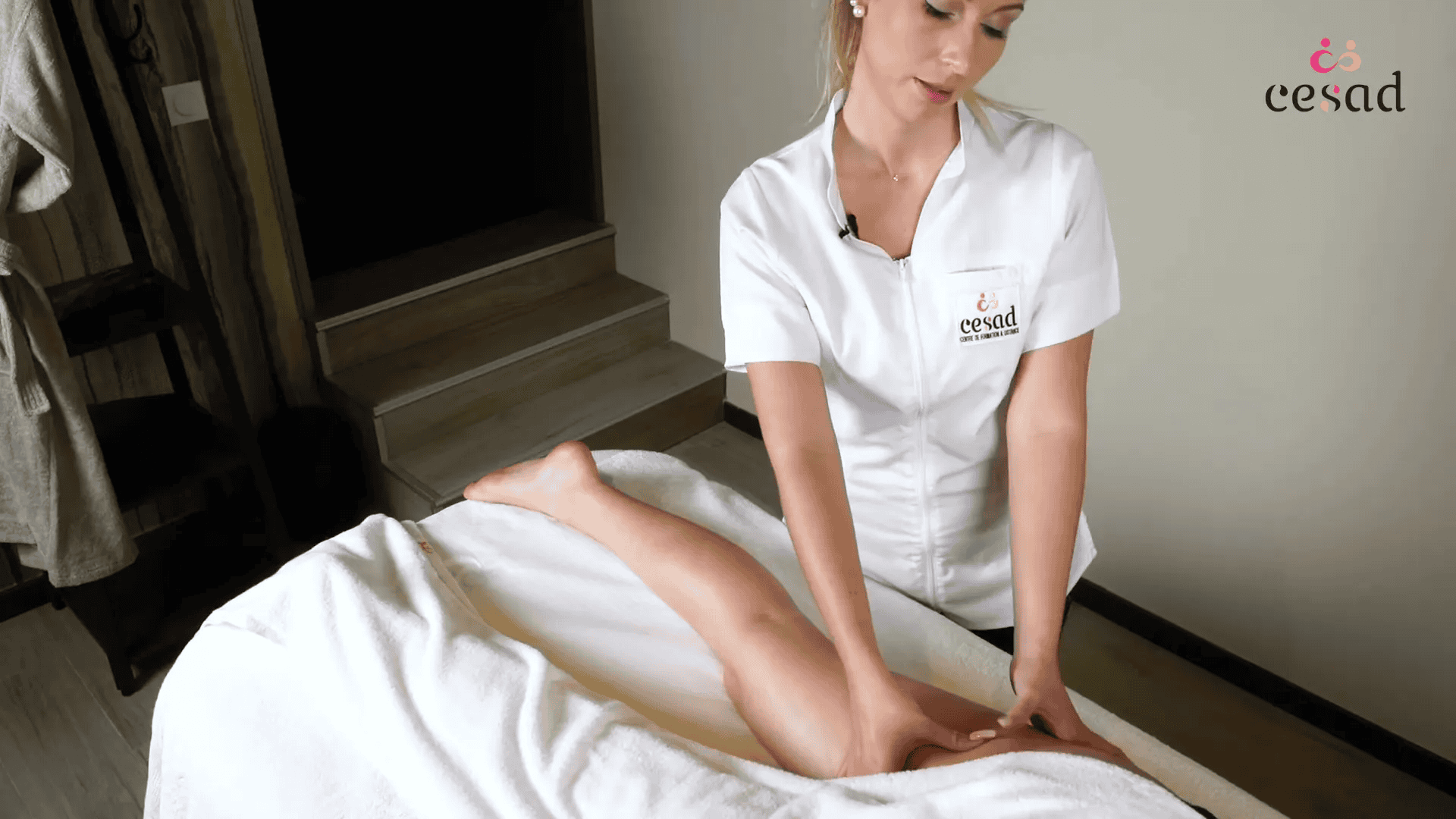 Pression sur les jambes