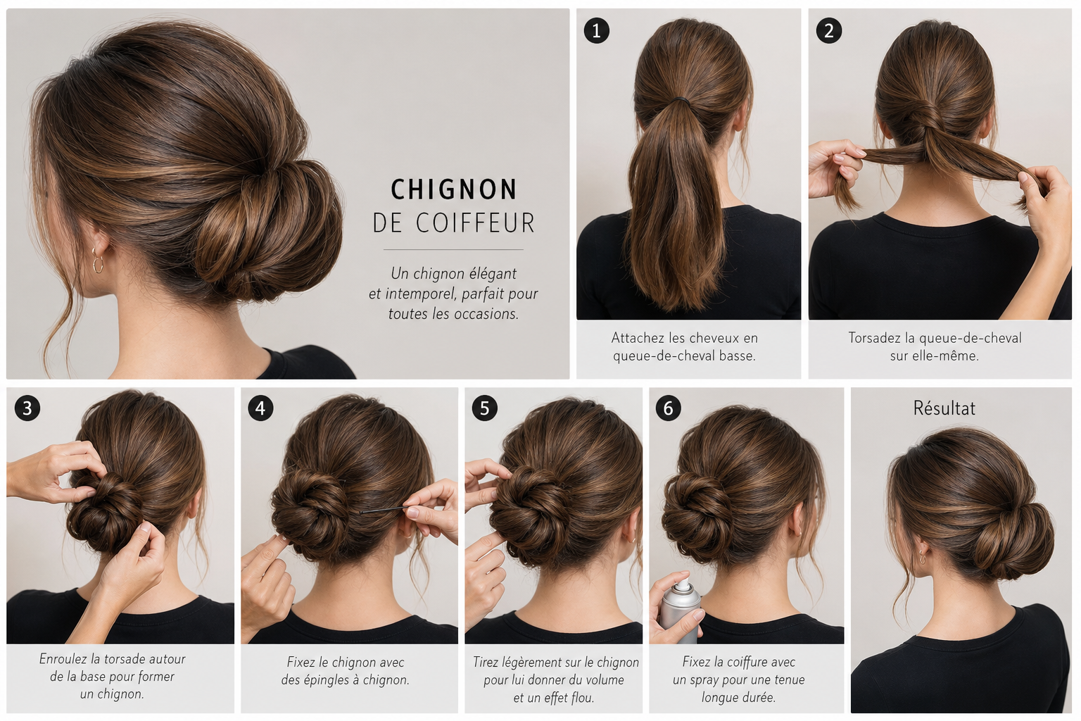 chignon de coiffeur