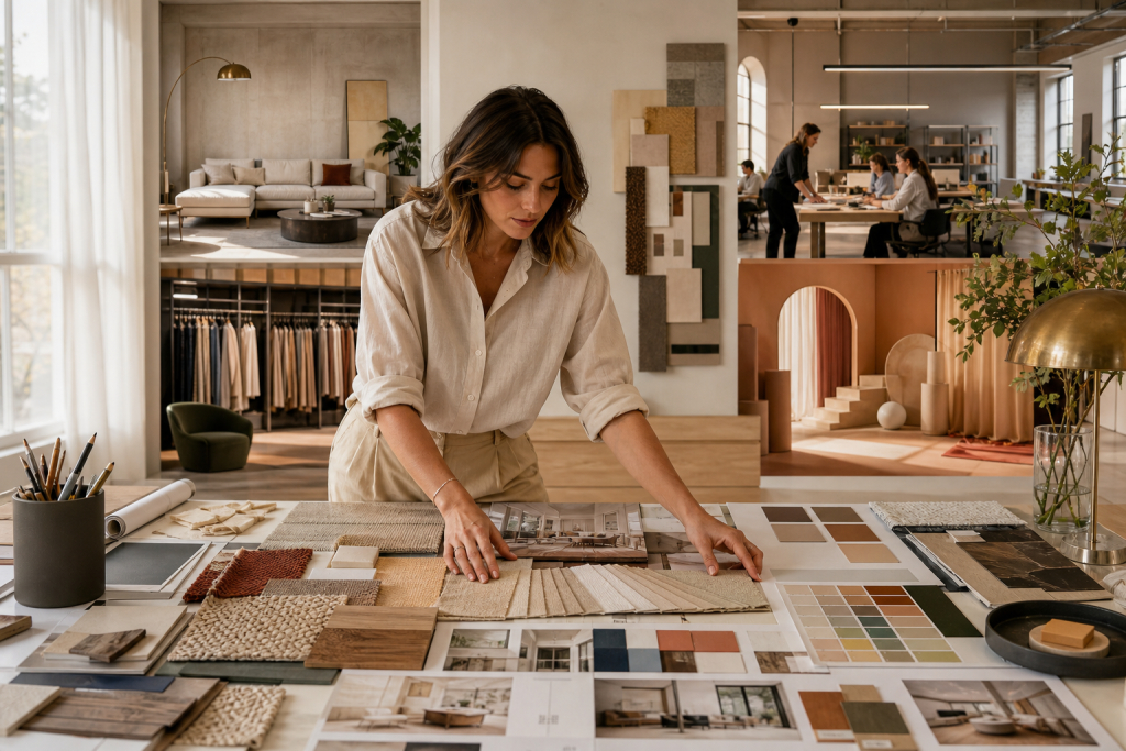 Create a polished editorial style image about the role and career paths of an