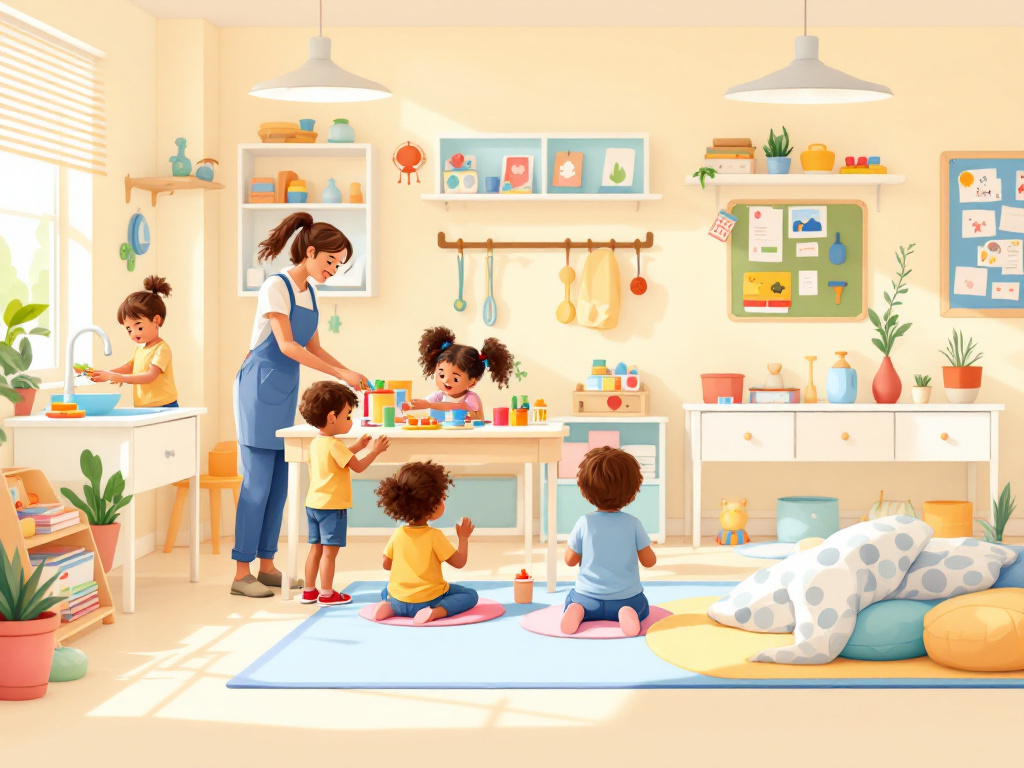 Create a warm, vibrant, and professional editorial style illustration depicting