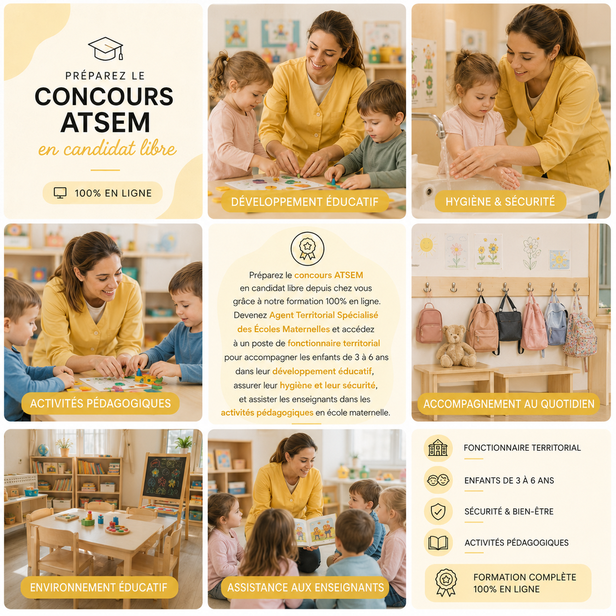 Formation concours atsem cesad