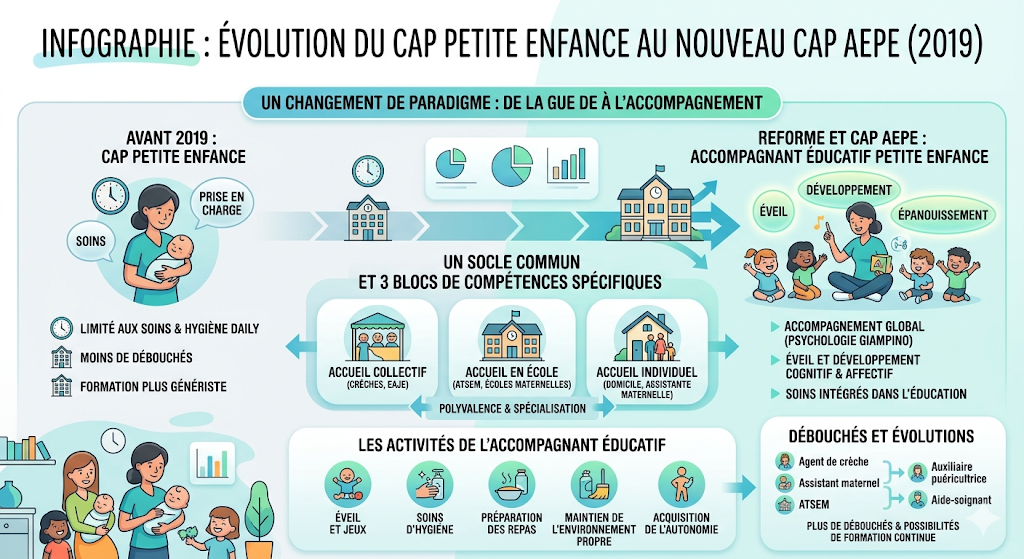 reforme CAP Petite Enfance 2019 / 2026