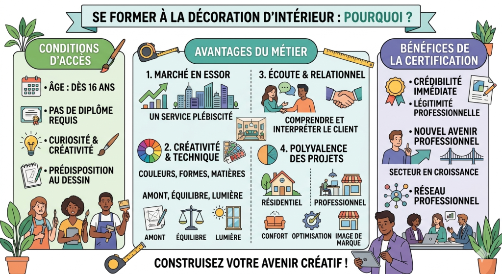 Pourquoi se former deco interieur