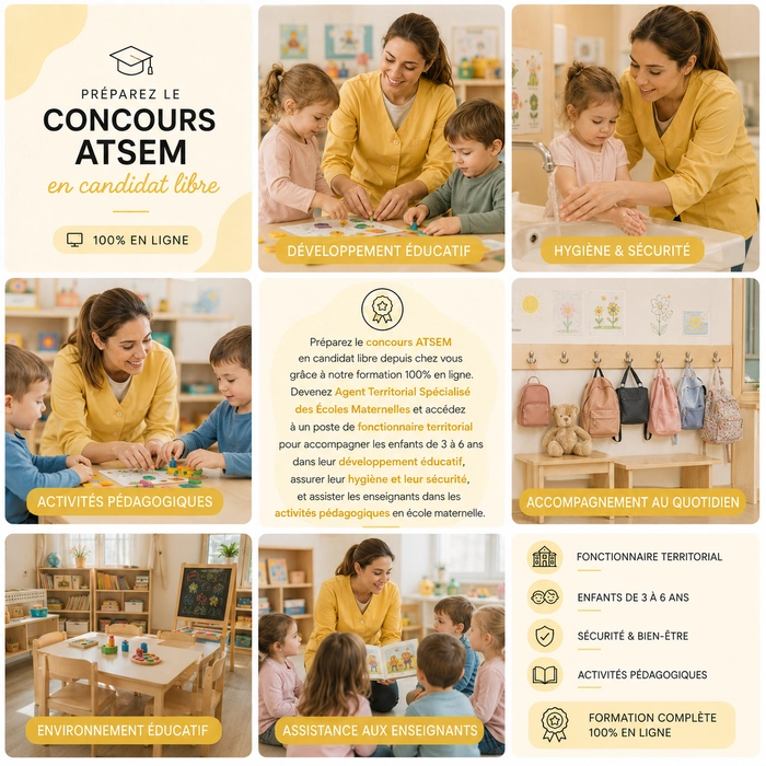 Formation concours atsem cesad