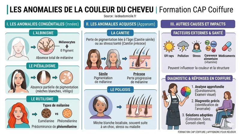Anomalie coiffure chevelure