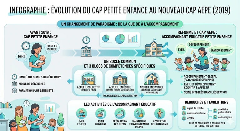Tout savoir sur le nouveau CAP AEPE et la réforme de la petite enfance