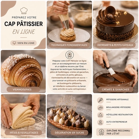 Formation cap patisserie