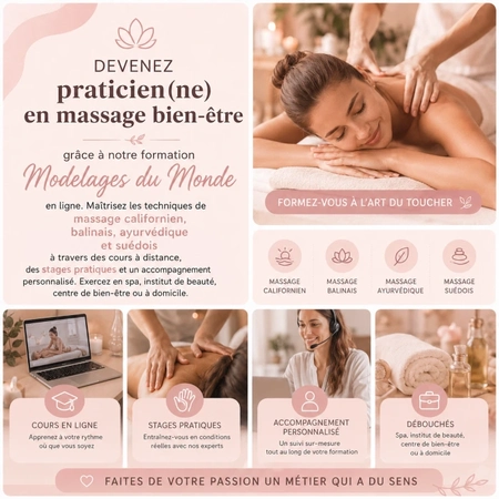 Formation modelage bien etre