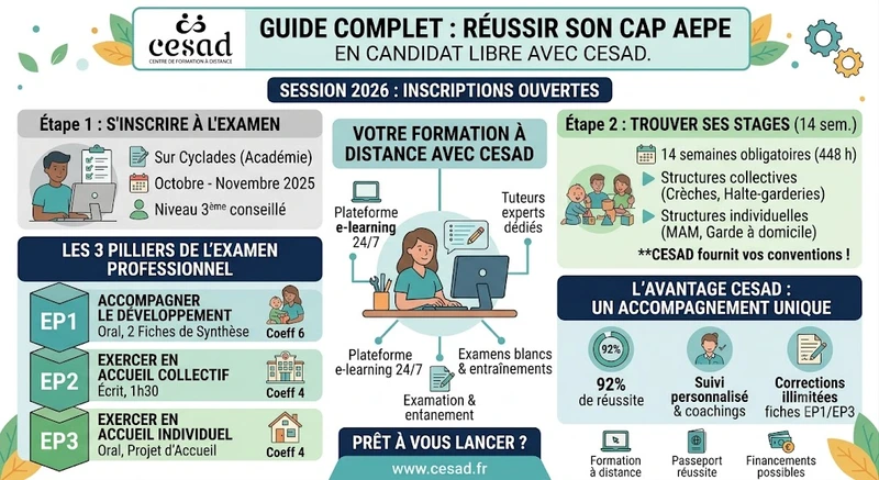 Guide complet pour réussir cap AEPE