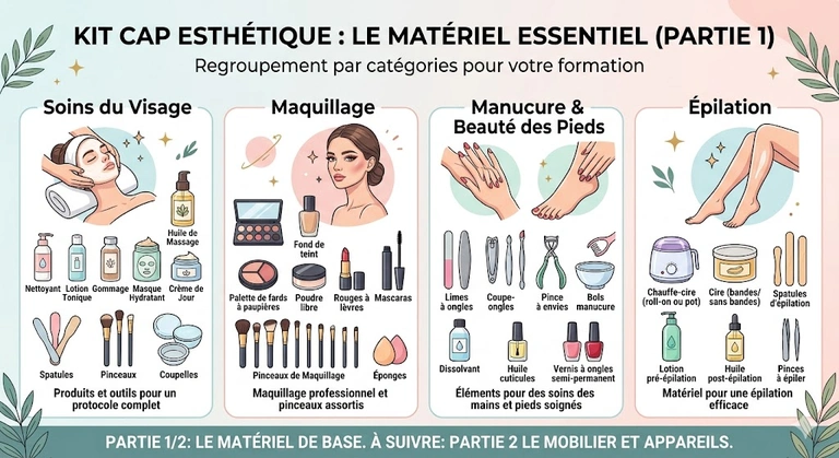 Kit CAP Esthétique : Synthèse du Matériel essentiel pour l'examen