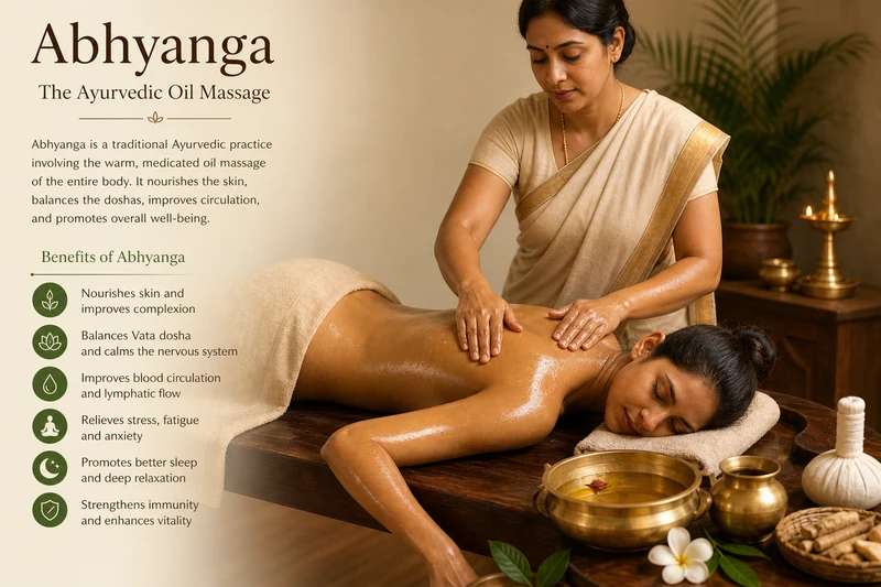 Focus sur le massage Abhyanga