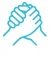 Picto n hand bleu