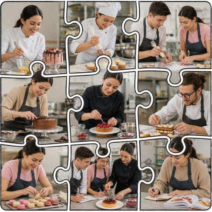 Puzzle activite patisserie