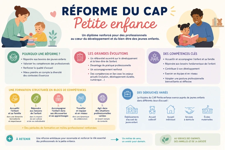 Du CAP Petite Enfance au CAP AEPE