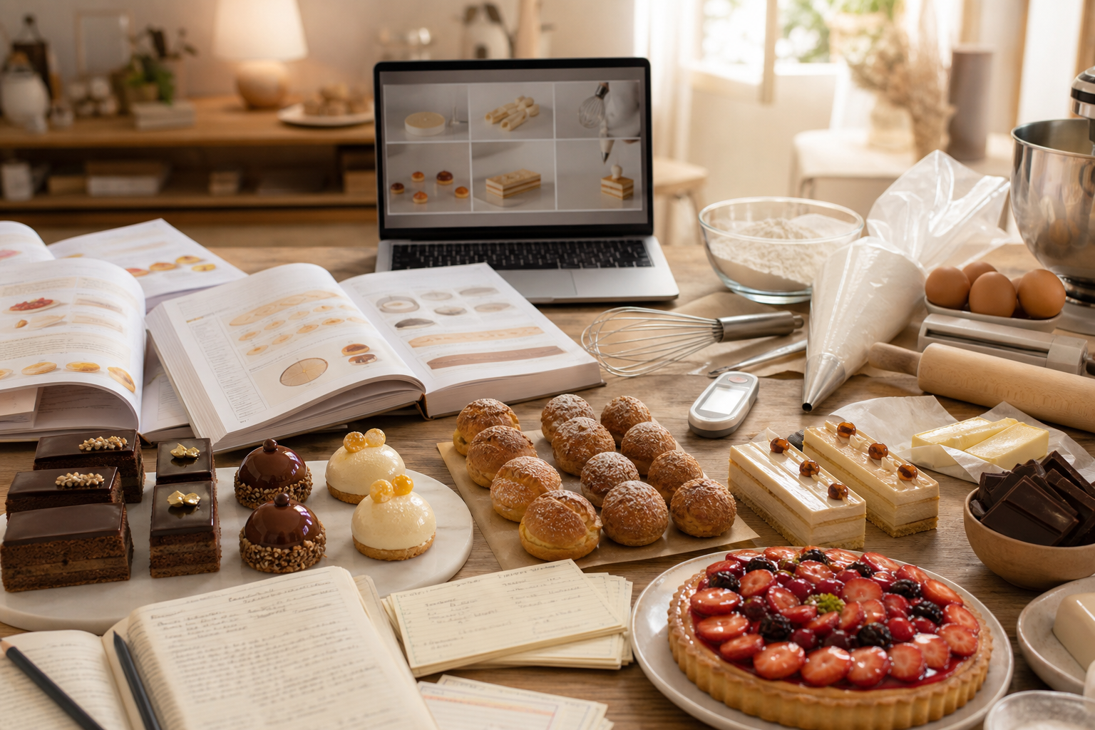 Livres conseillés pour apprendre son CAP Pâtisserie