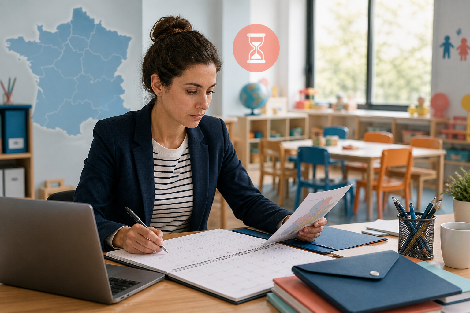 Create a polished editorial style image about preparing for the ATSEM public