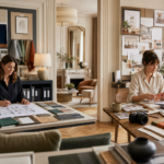 Create a polished editorial style image about the career choice between being a