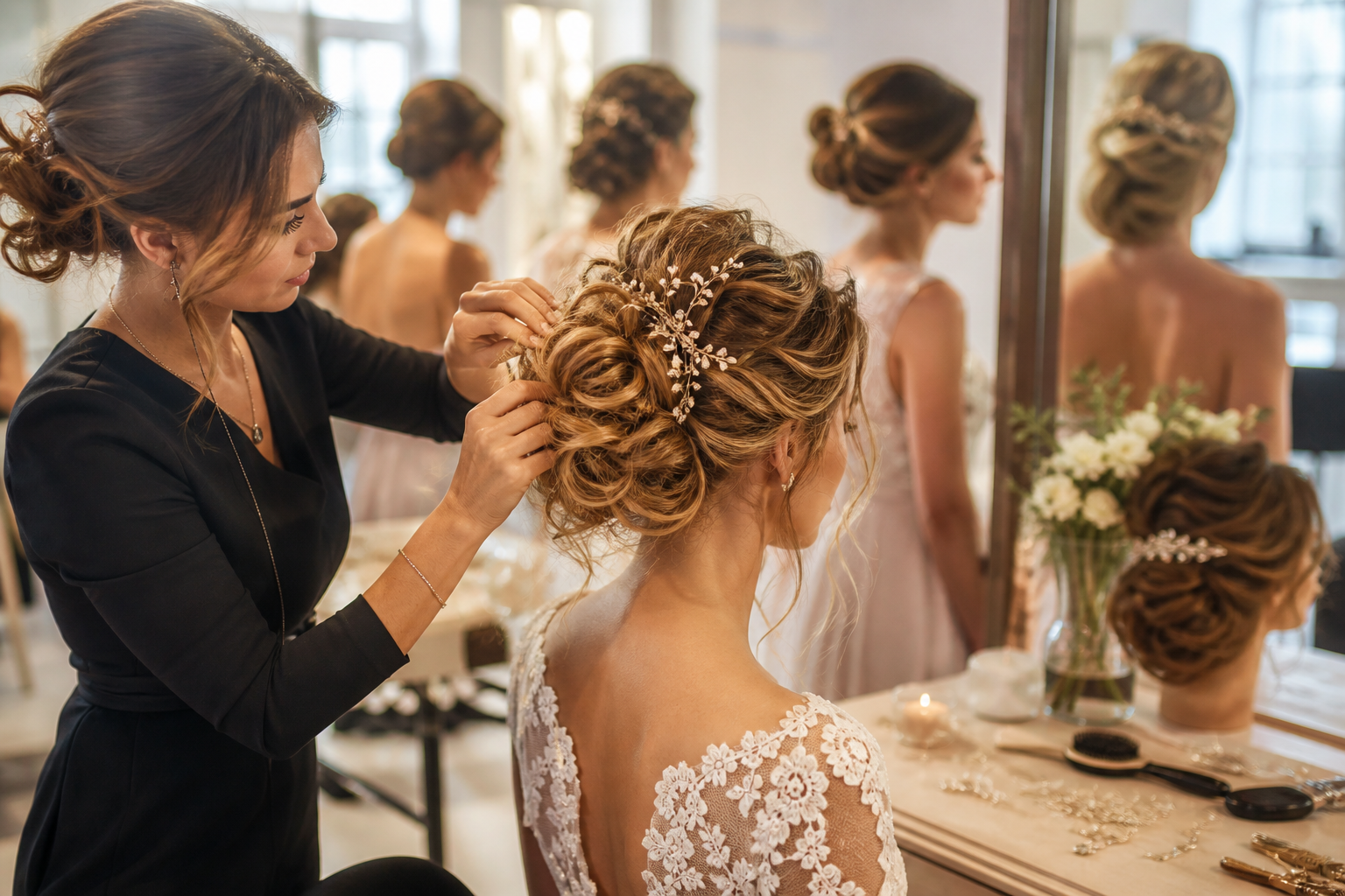 Comment devenir coiffeur de mariage