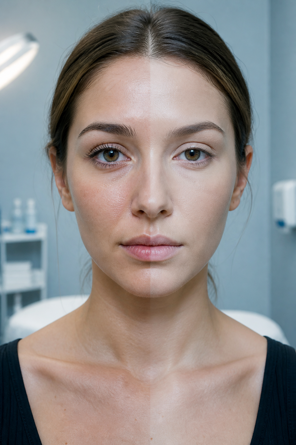 Créer une image éditoriale réaliste et sobre sur les risques du Botox chez les