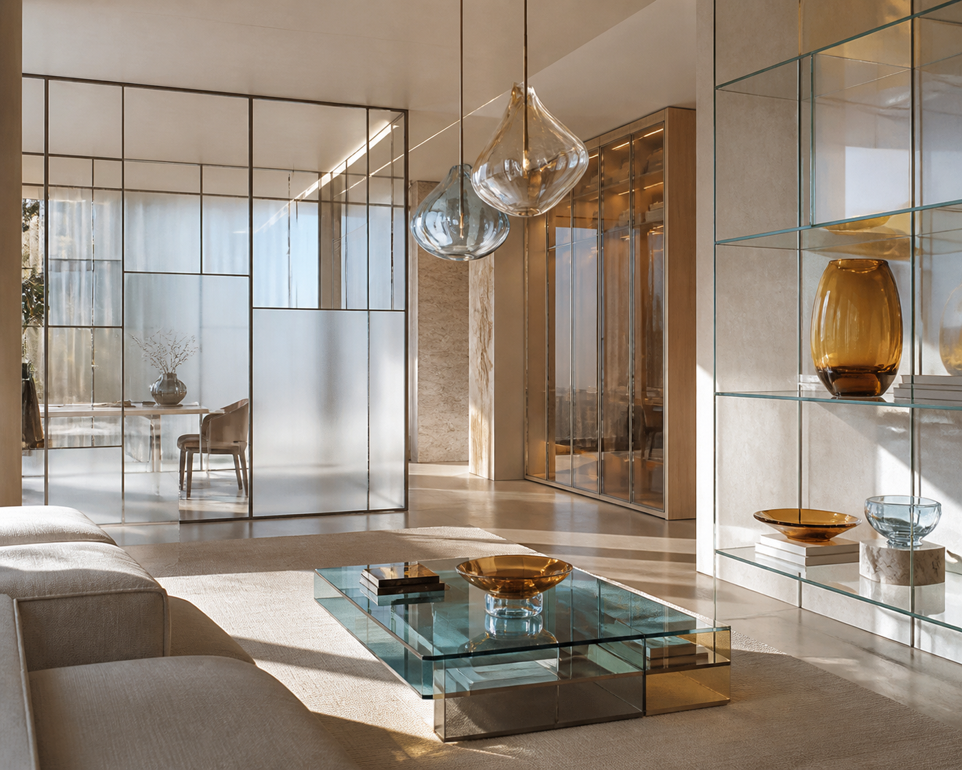 Verre décoratif, une matière noble : Tendance déco 2017