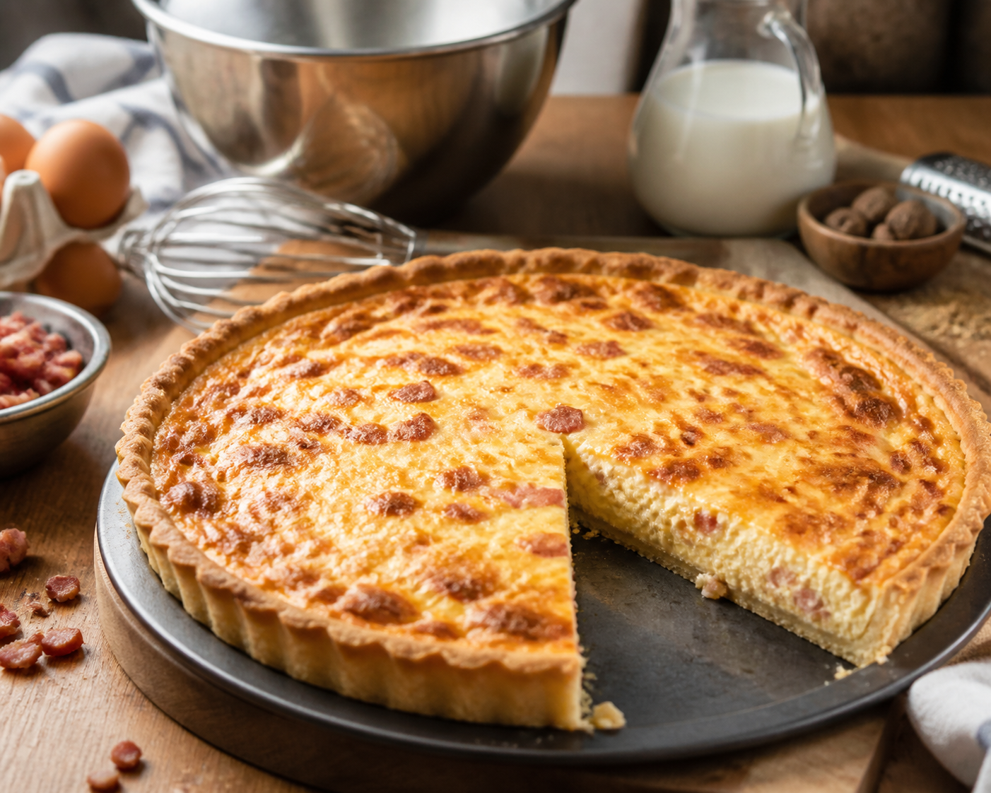 Tarte salée : Comment réaliser une délicieuse quiche lorraine ?